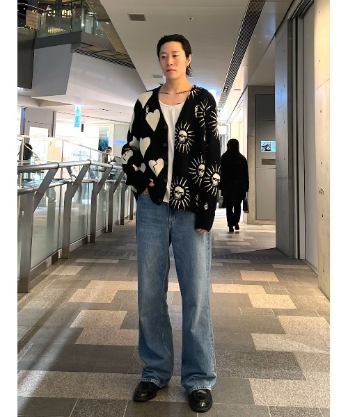 ALLSAINTS ジーンズ デニム デニムパンツ BLAKE LOW SLUNG WIDE LEG 