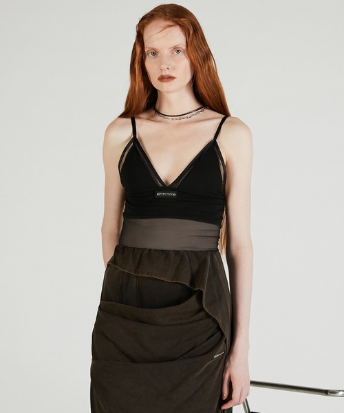 シアートリムキャミソール シアートリムキャミソール / Sheer Trim Camisole（キャミソール