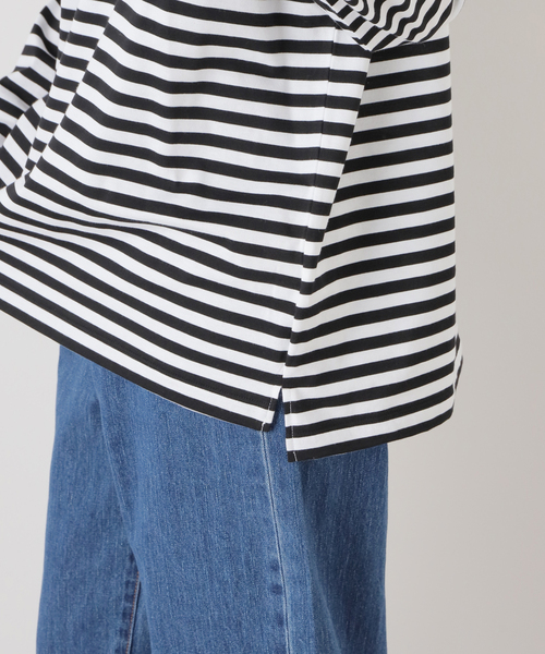 ジャーナルスタンダードラックス ボーダーTシャツネイビー✖️ホワイト JOURNAL STANDARD LUXE（ジャーナルスタンダード ラックス） tシャツ