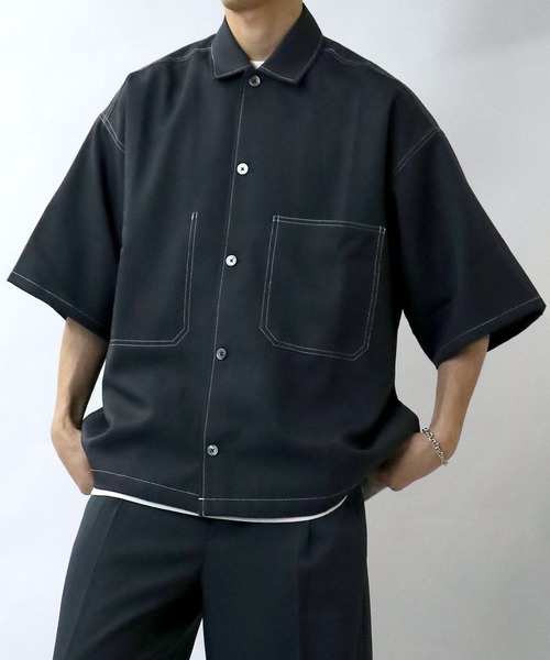 buco ワークシャツ　半袖 Buco REAL McCOY'S リアルマッコイズ 半袖ワークシャツ 紺 14