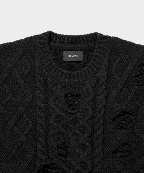 DELUXE（デラックス） セーター ニット SAVAGE WAVES メンズ