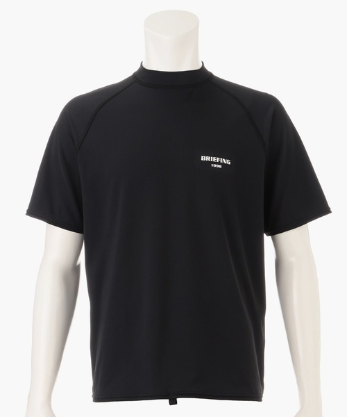 tシャツ 「ブリーフィングゴルフ」 ST MENS LOGO MOCK NECK RELAXED  