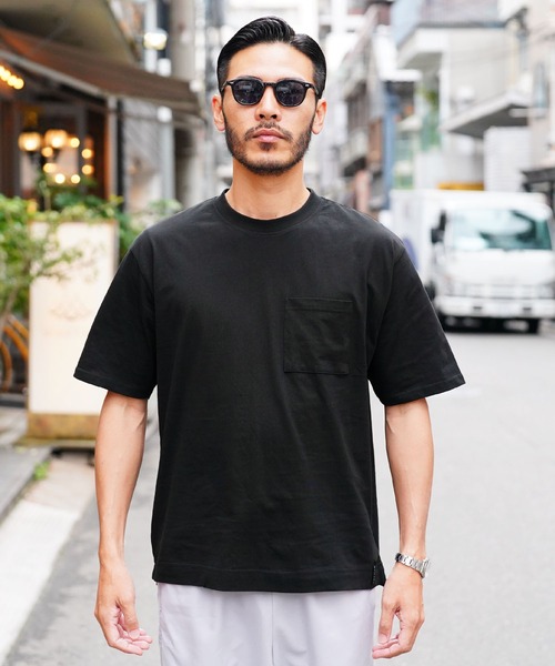 ▲超カッコイイ▲ 国内即発・関税込 メンズ Tシャツ 楽天市場】【AQSHOP】 Tシャツ ポケット付き 透けない 厚手 丈夫