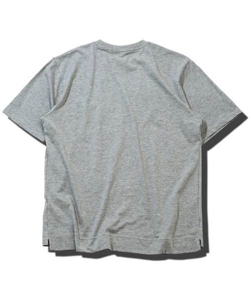 JIGGYS SHOP tシャツ クルーネックポケ付き無地半袖Tシャツ
