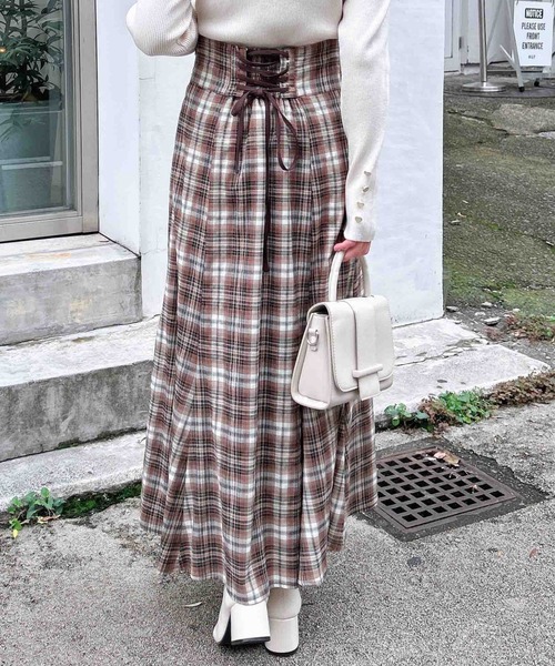 MARNI マーメイドスカート INGNI スカート バックレースアップマーメイドスカート／A