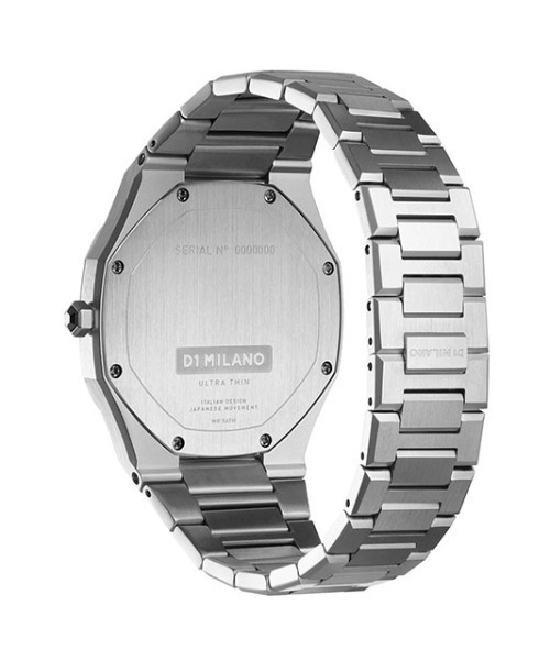 D1 MILANO ディーワンミラノ ULTRATHIN 腕時計 シルバー D1 MILANO（ディーワン ミラノ） 腕時計 「D1 MILANO/ディーワン