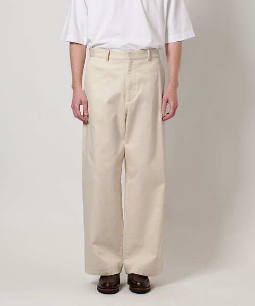 LOEFF コットン サテン バギーパンツ LOEFF（ロエフ） パンツ 「LOEFF」コットン サテン バギーパンツ MEN'S