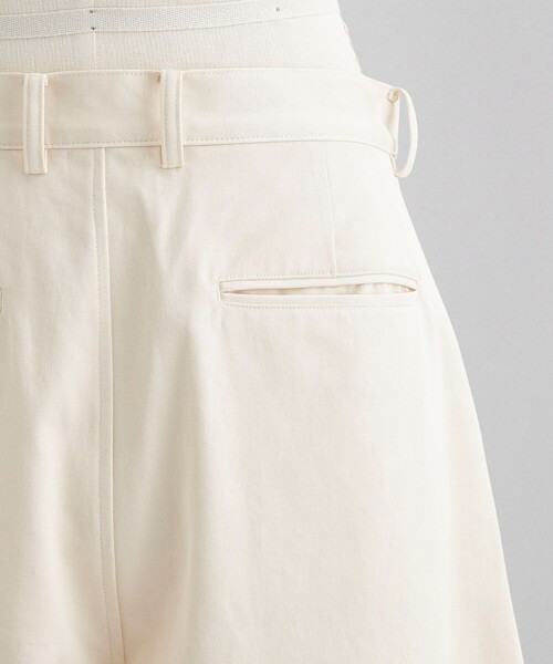 LOEFF（ロエフ） パンツ 「LOEFF」コットン サテン バギーパンツ MEN'S