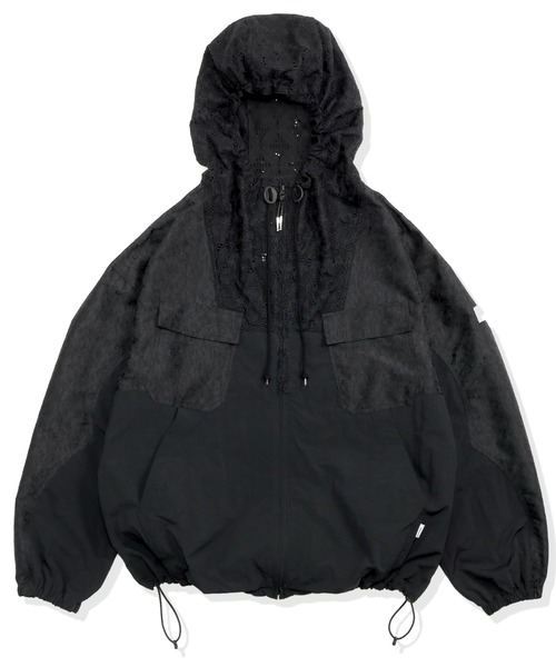 タグ付 新品 elephant TRIBAL fabrics マウンテンパーカー elephant TRIBAL fabrics パーカー Flower Jacquard Mountain Parka