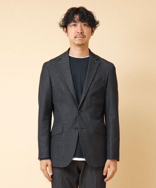DESCENTE YA8 テーラードジャケット 2B セットアップ ナイロン セール】SHIPS: 〈セットアップ対応〉PERTEX(R) 2B ジャケット