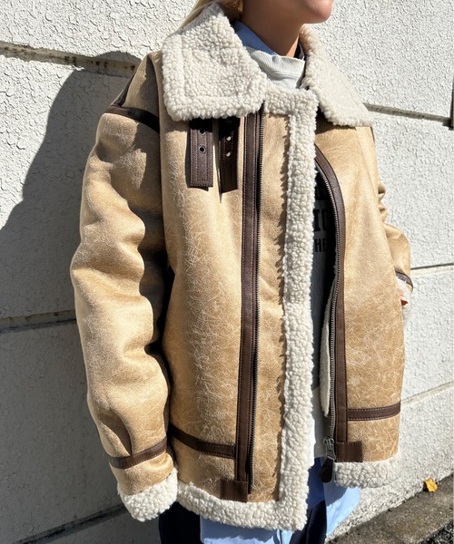 Alpha b-3 ボアジャケット ムートン archive grunge 平成 Alpha Industries ムートンコート ボアコート / B-3 フェイク