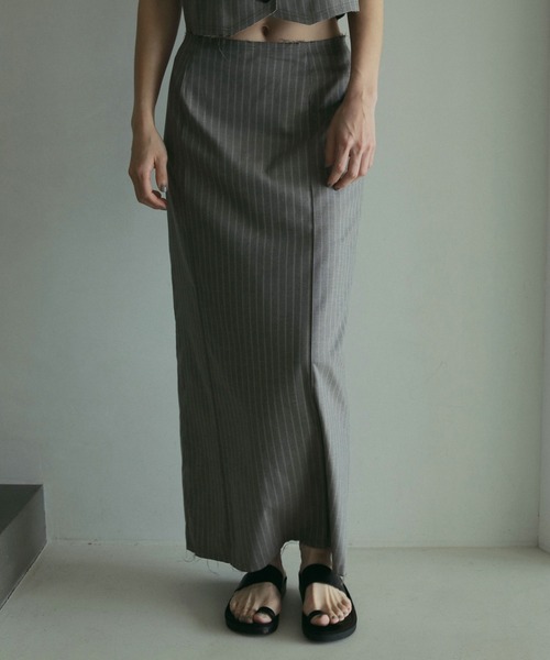 anuke スカート Cutoff Pencil Skirt : ZOZOTOWN Yahoo!店