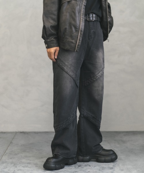 Shoowtime（ショウタイム） ジーンズ vintage washed knees switching