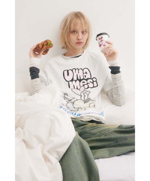 SLY（スライ） tシャツ vug x SLY LAYERD TOPS バグ レイヤード