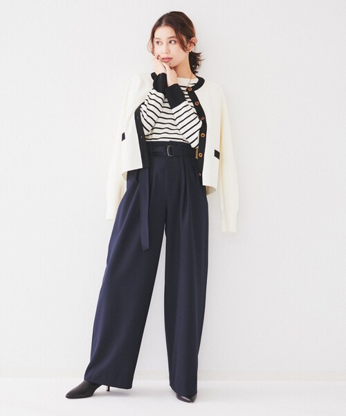 ペロ品 UNTITLED（アンタイトル） パンツ 「フルレングス/後ろウエストゴム