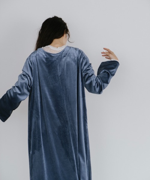 duei（デュイ） ワンピース 2WAYベロアロングワンピース : ZOZOTOWN