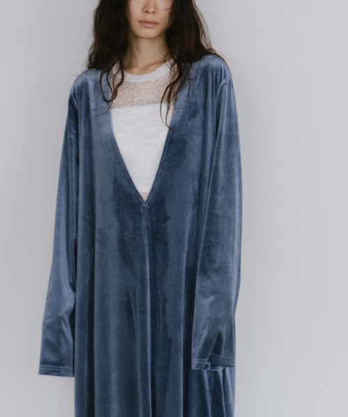duei（デュイ） ワンピース 2WAYベロアロングワンピース : ZOZOTOWN