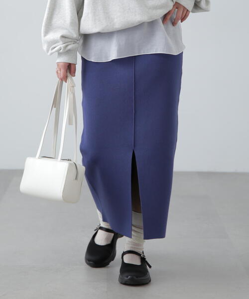 FREE'S MART（フリーズマート） スカート ミラノリブフロントスリット