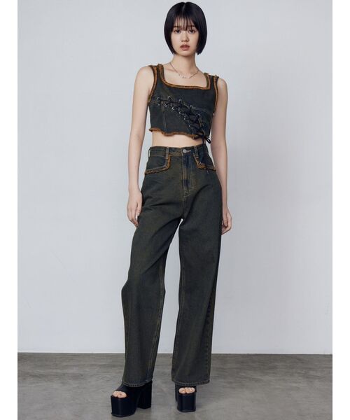 EMODA（エモダ） ジーンズ デニム デニムパンツ カットオフジャスト