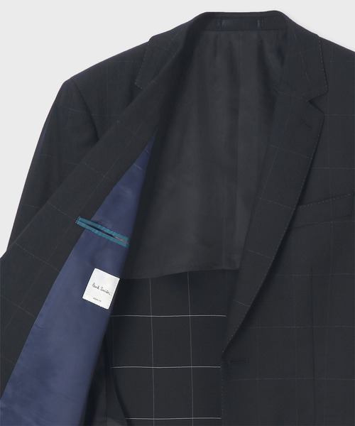 Paul Smith ポールスミス ウィンドウペーン シングル2ボタンスーツL コントラストチェック 2ボタン スーツ / 253002 1439S（スーツ