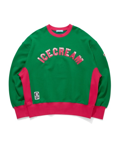 スウェット アイスクリーム ICECREAM トレーナー スウェット SWITCHING SWEATSHIRT メンズ