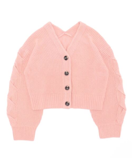 FRAY I.D（フレイ・アイディー） ニットカーディガン FREE ピンク