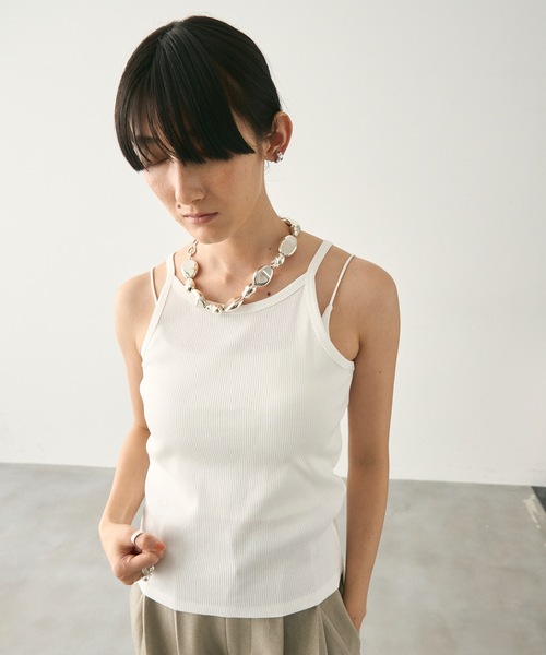 キャミソール American Sleeveless Rib Camisole / アメスリリブ