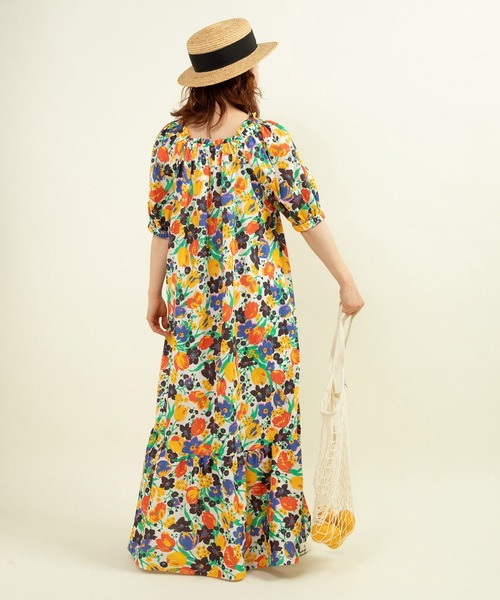Dot＆Stripes CHILD WOMAN ワンピース 「WEB別注」LIBERTY