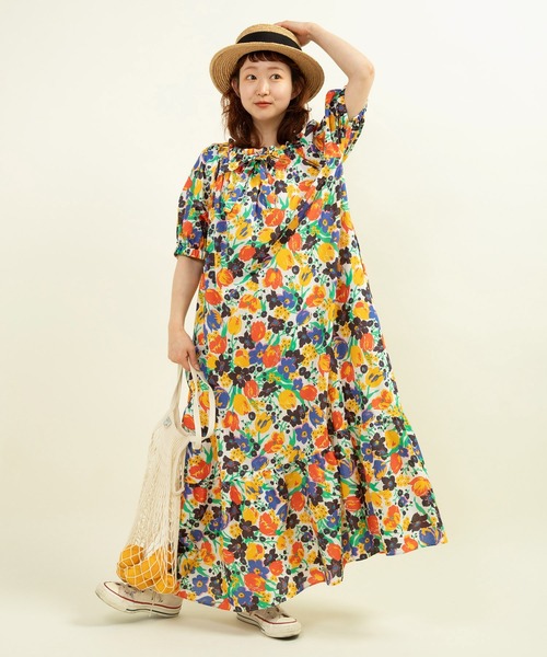 M*様 Balo リバティワンピース La merコラボ】リバティワンピース【BALO ONLINE STORE】