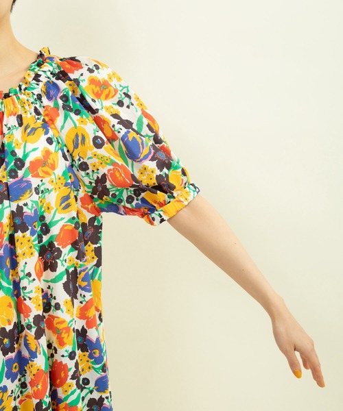 Dot＆Stripes CHILD WOMAN ワンピース 「WEB別注」LIBERTY