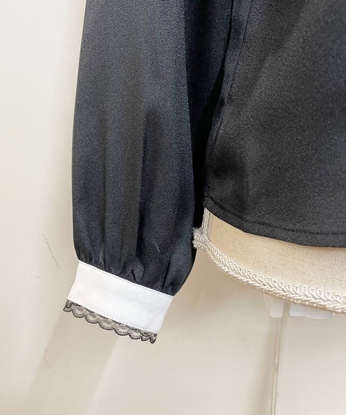 ブラウス シャツ ベルト付きクロス刺繍ブラウス レディース | MA*RS | 20