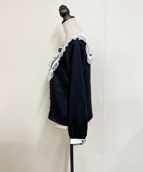 ブラウス シャツ ベルト付きクロス刺繍ブラウス レディース | MA*RS | 21