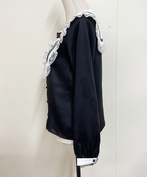 ブラウス シャツ ベルト付きクロス刺繍ブラウス レディース | MA*RS | 22