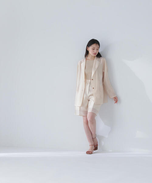 ナチュラルビューティー　ハーフパンツ　ベロア　スーツ　タグ付き未使用品 NATURAL BEAUTY BASIC（ナチュラルビューティーベーシック）の