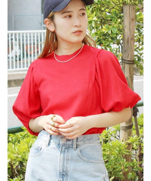最終値下】OHGA パフスリーブ ブラウス 2wayパフスリーブブラウス