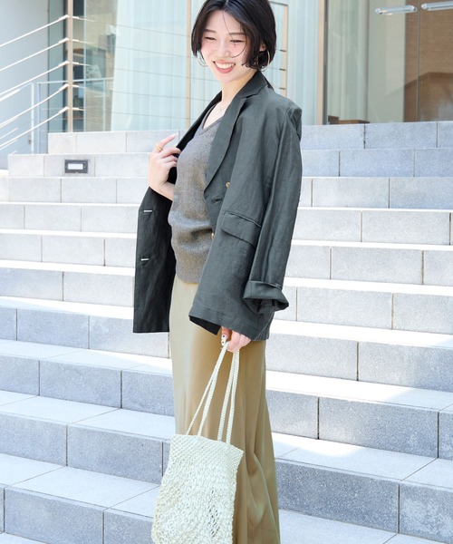 MICA &DEAL ジャケット 楽天市場】MICA&DEAL マイカアンドディール ノーカラー ボックス