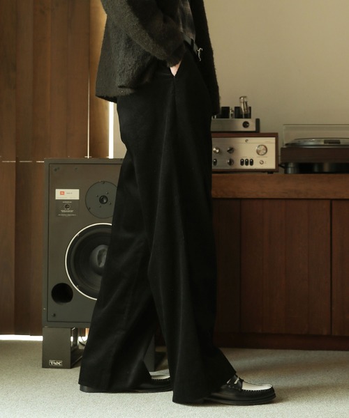 「Bleme」 コーデュロイパンツ L カーキ メンズ_画像5