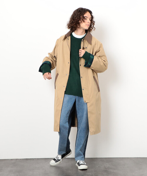 「Purple&Yellow」 コート MEDIUM ベージュ メンズ_画像4