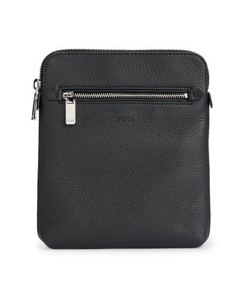 HUGO BOSS◆グレインレザー エンベロープバッグ BOSS(HUGO BOSS) ビジネスバッグ イタリアングレインレザー