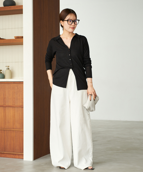 ayanan様リクエスト品　新品　Plage sheer skipper ニット plage ニット セーター sheer skipper レディース : ZOZOTOWN