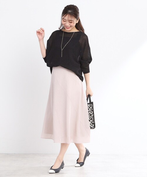【夏SALE／手洗い可／夏まで着られる】ドライタッチホールガーメント（R）ニット Reflect｜【夏SALE/手洗い可/夏まで着られる】ドライタッチ