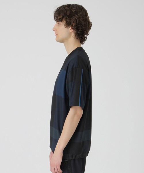 BLUE LABEL CRESTBRIDGE ブラックTシャツ ハブラシスクーターTシャツ （カットソー）｜BLUE LABEL / BLACK LABEL