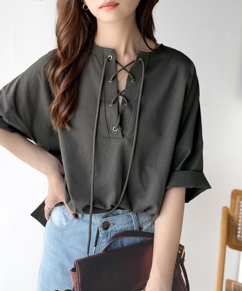 美品 Java 半袖レースがカッコかわいいTシャツ グレー / M Java tシャツ レディース メンズ : ZOZOTOWN Yahoo!店 - 通販 - Yahoo