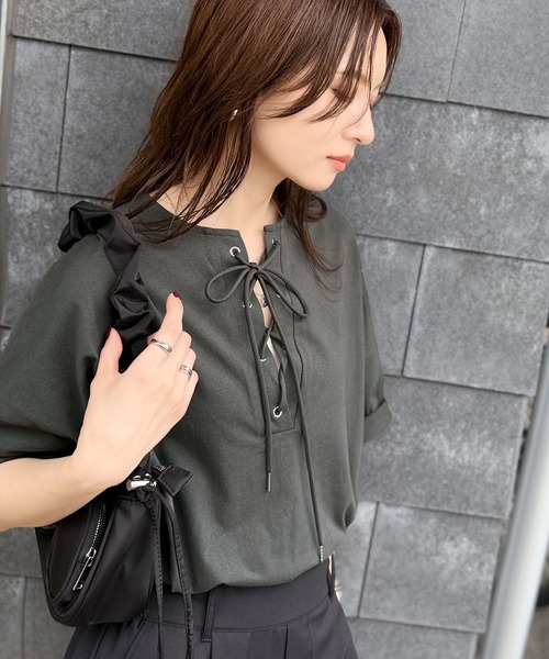 美品 Java 半袖レースがカッコかわいいTシャツ グレー / S 美品 Java 半袖レースがカッコかわいいTシャツ グレー / M - メルカリ