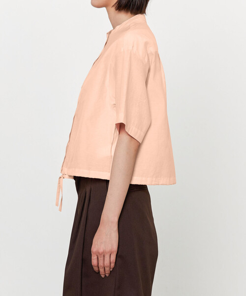ブラウス シャツ nicholson ＆ nicholson | ドローストリング半袖ブラウス WOMEN レディース nicolson&nicolson ブラウス シャツ nicholson ＆ | ドロー