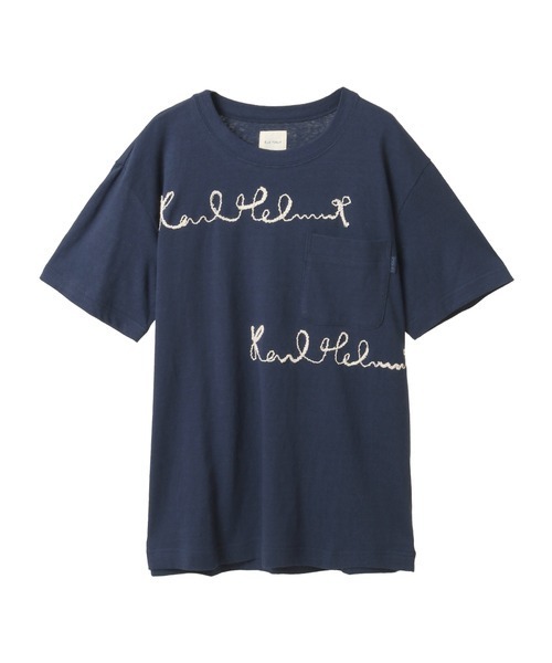 出品28日21時まで 新品 Karl Helmut ウサギプリント Tシャツ KARL HELMUT（カールヘルム）の「祇園 桃うさプリントTシャツ（T