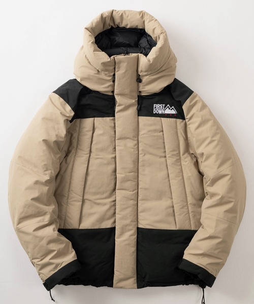 FIRST DOWN（ファーストダウン） ダウンジャケット L ベージュ メンズ