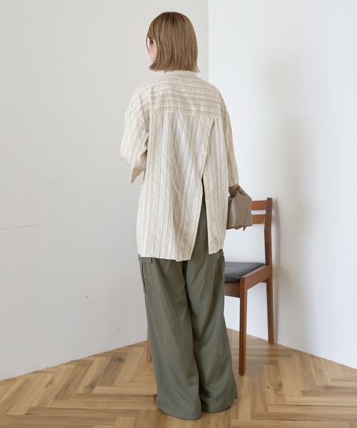 AMERICAN HOLIC ブラウス シャツ 「WEB限定」アシンメトリー