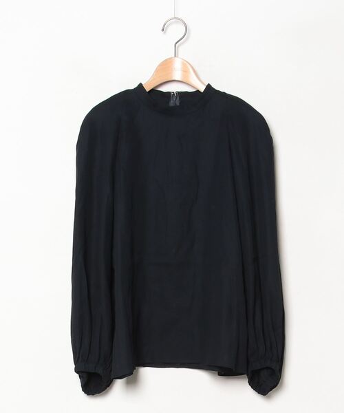 「DRESSTERIOR」 長袖ブラウス 38 ネイビー レディース