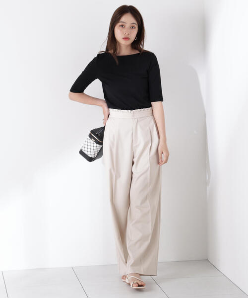 tシャツ 前後２ＷＡＹフライスＴシャツ / 1215260606 レディース PROPORTION BODY DRESSING tシャツ 前後2WAYフライスT
